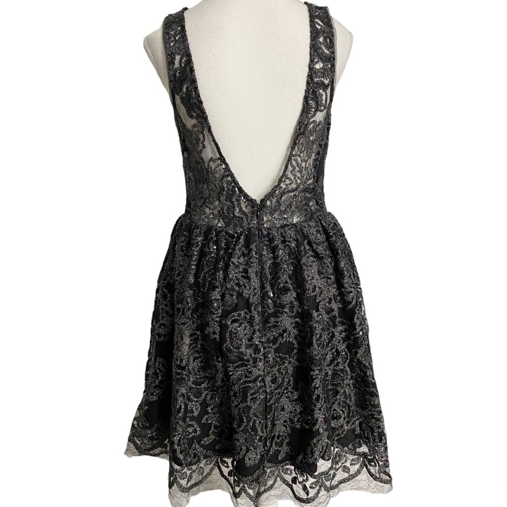 Gianni Bini Fit and Flair Mini Cocktail Junior Dress - Picture 2 of 16